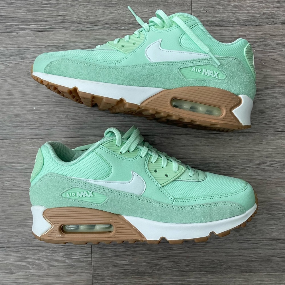 Nike Women's Air Max 90 Sneakers in Mint and White